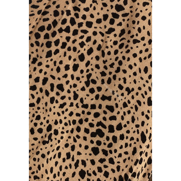 Old Navy Women's Boho Tiered Maxi Dress Sz M Long Sleeve Animal Print Flowy - Picture 16 of 16